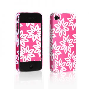 Чехол Tunewear Eggshell Finlandia Kese Pink for iPhone 4 (IP4-FIN-06X) (TUNEFILM protective film)